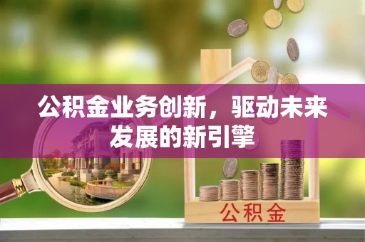 铜陵公积金业务创新，驱动未来发展的新引擎