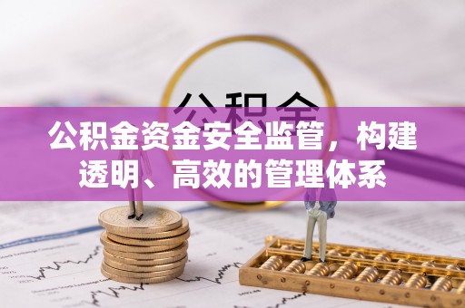 铜陵公积金资金安全监管，构建透明、高效的管理体系